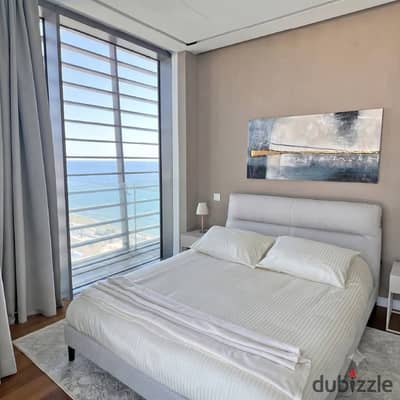 own a two-bedroom chalet with the highest rental yield first row on Crystal Lagoon minutes from Jun Sodic Salt Summer modon Ramla