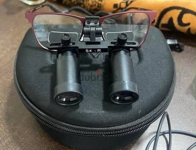 Ergovision loupes 5X with pro light