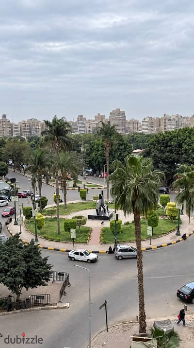 شقه مفروشه للإيجار في ميدان الثوره الرءيسي في الدقي