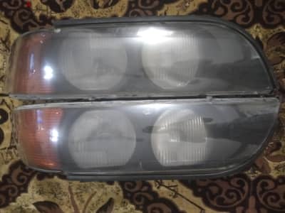 طقم فانوس و طاره و سبوره بي اللومد BMW 523 موديل 97