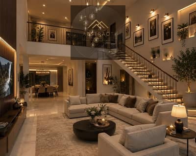 دوبلكس بمساحه فيلا تريبل فيو Prime location في قلب التجمع في Hyde Park New Cairo على شارع التسعين بجوارمفيدا و New Katamey .  .