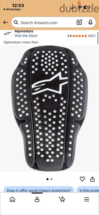 Alpinestars Back Protector Motorcycle