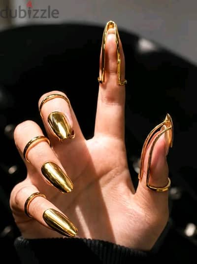 اظافر بدون لاصق Golden