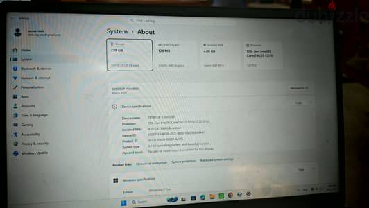 لاب توب ديل بحاله ممتازة dell vostro 3520