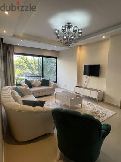 Luxury Apartment For rent the waterway new Cairo