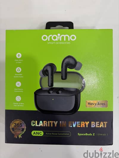 Oraimo spacebudz z فردة يمين + بوكس