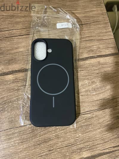 iPhone 17 black case with leather wallet