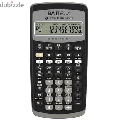 Texas Instruments Ti-Ba II Plus Financial Calculator
