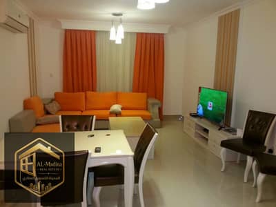 Apartment in Al-Rehab, distinctive, for rent, close to services Special hotel-style finishing