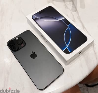 iPhone 16 Pro Max Black Titanium, 256 GB