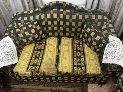 طقم كنب (ثلاثي+ثنائي+بوف)