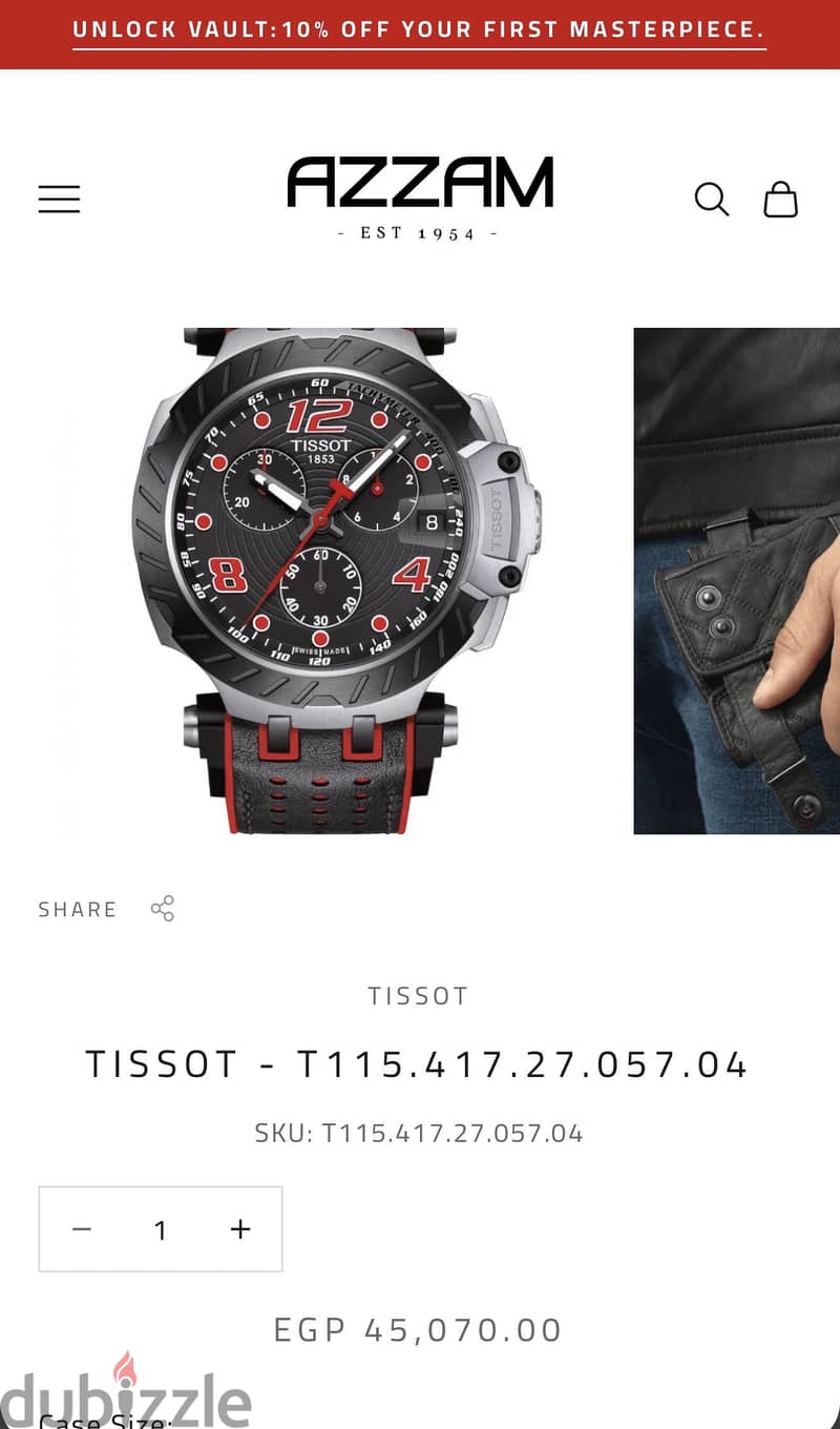 Tissőt’ T Race chronograph 5