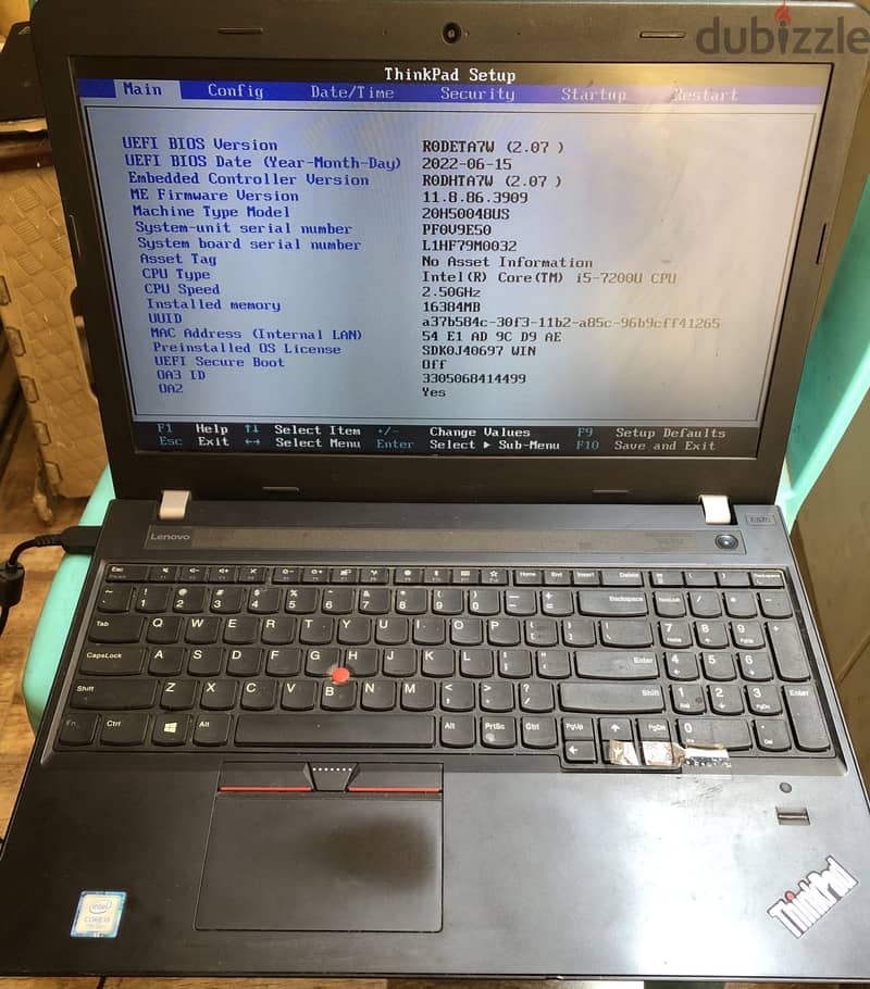 Lenovo intel E570 Battery 4 hour 15.4” Screen,Camera 9
