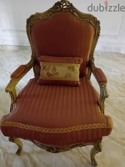 A pair of classic style chairs