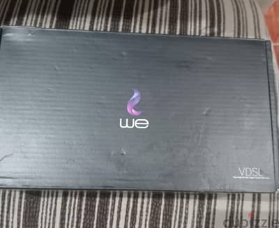 راوتر we سرعات عالية vdsl بالعلبه وجميع ملحقاتها