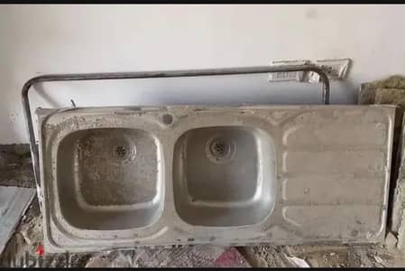 حوض مطبخ ٢ عين اتفك ولم يستخدم