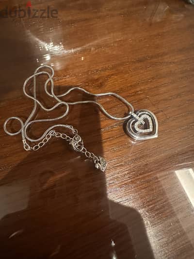 Original swarovski, gold plated necklace, with box