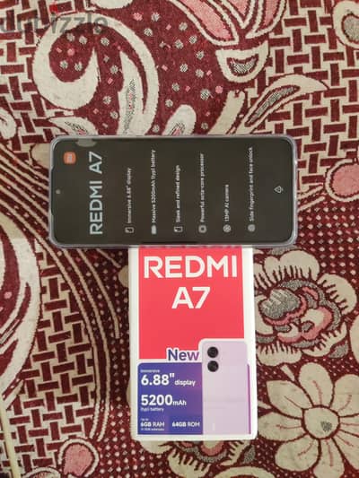 Redmi A7 جديد فتحه كرتونه