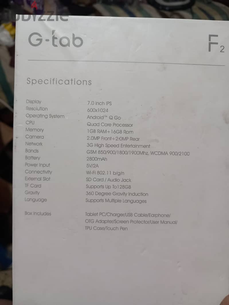 G tab 1 Ram 16 G 2