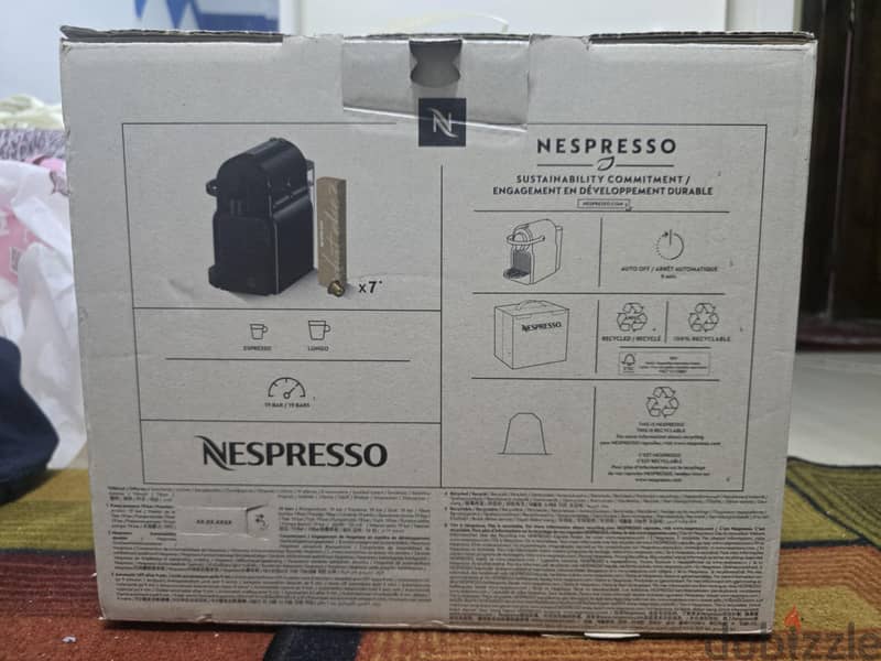 Nespresso Inissia Coffee Machine 1