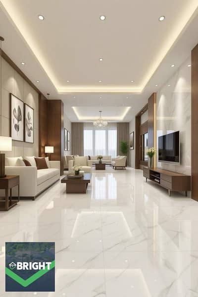 I-Villa Garden with a built-up area of 285 sqm and a private 170 sqm garden, fully finished including kitchen and air conditioning, and Ready to Move,