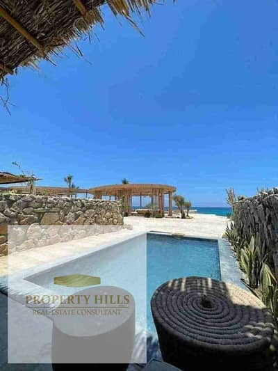 Fully finished Chalet with garden and Panoramic Sea & Lagoon View – Marsa Baghoush  Details:  Unit Type: Chalet + garden  Bedrooms: 4  Built-up Area: 130 m²  Direct panoramic view of the sea and lagoon  Ready for immediate viewing anytime   Location: Mars