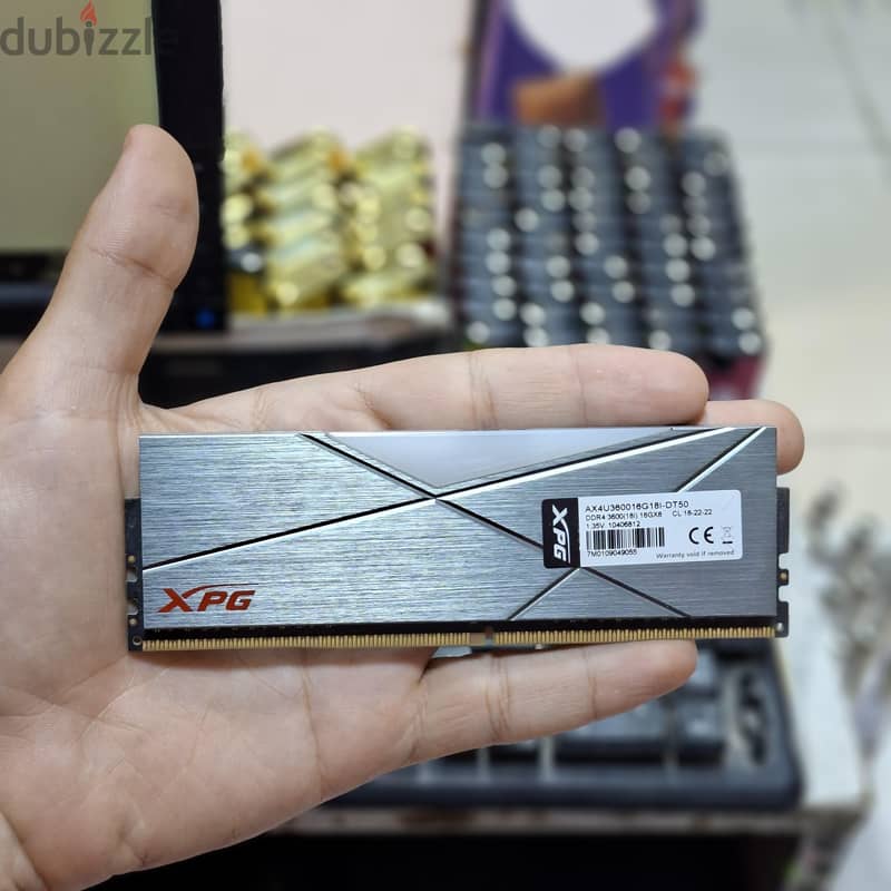 XPG D50 16GB  DDR4 3600MHZ 2