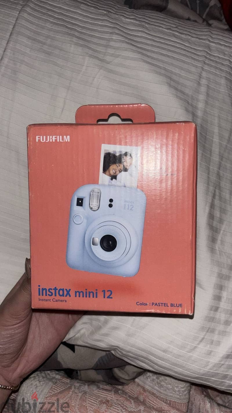 Instax mini 12 camera pastel blue new 4