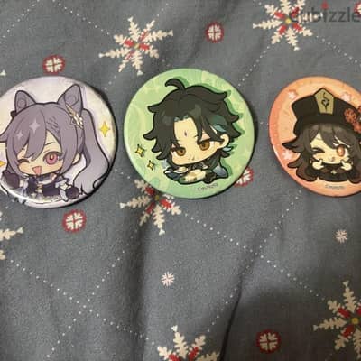 Unisex Pins Genshin