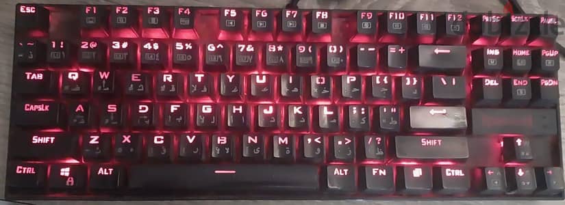 Redragon K552 KUMARA Mechanical Gaming Blue switch Red light