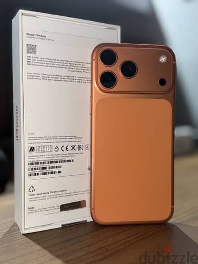 Apple - iPhone 17 Pro Max Cosmic Orange - 256 GB