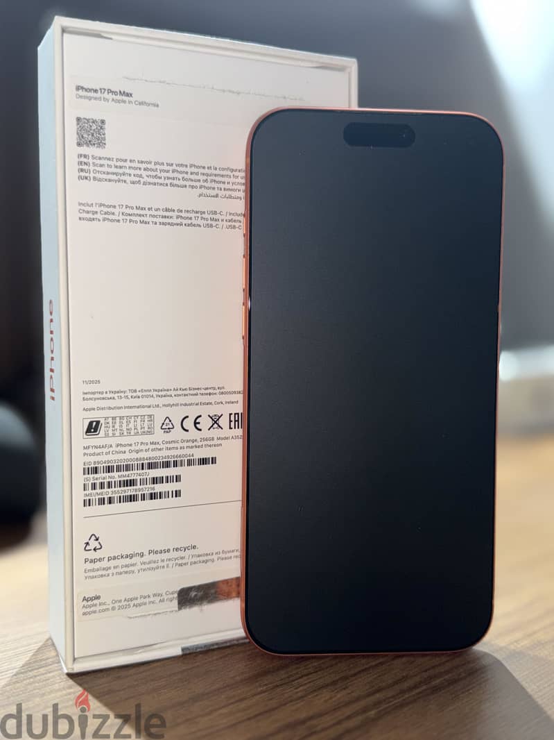 Apple - iPhone 17 Pro Max Cosmic Orange - 256 GB 1