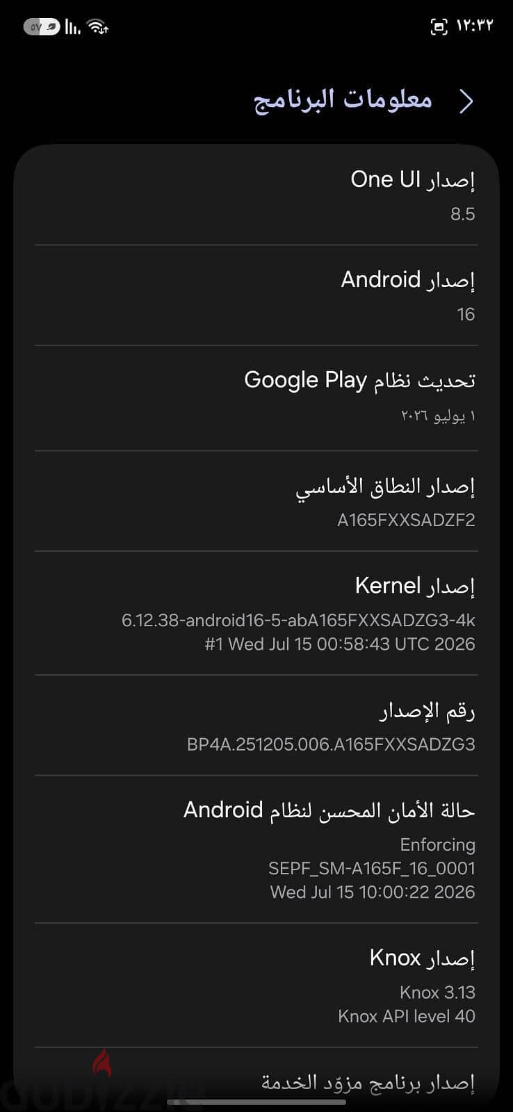 سامسونج ايه 16 6