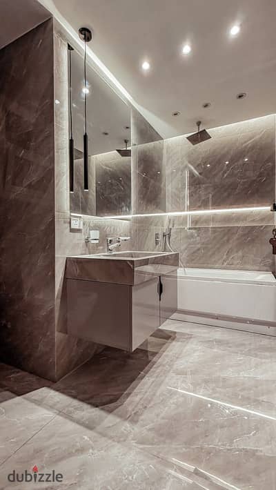 Apartment for sale in Madinty 150m with a private garden of 60 meters, ultra super lux finishes, area B10, ready to move in, 3 bedrooms and 3 bathrooms