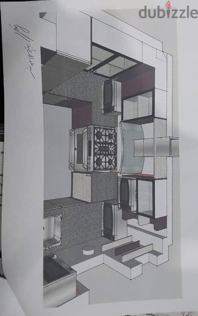 مطبخ مستعمل للبيع (المطبخ فقط بدون أجهزة)