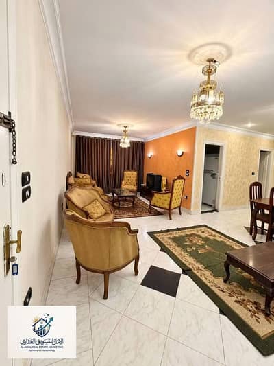 Furnished apartment for rent in New Maadi, Saqra Quraish, close to all services and the parking, and Saqra Quraish and the autostrad and the ring road