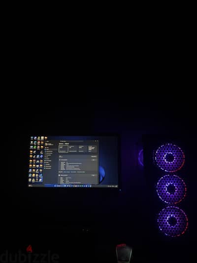 Gaming PC تجميعة جيمنج كاملة i5 6600 RX 580 8GB RAM 16GB + شاشة Dell
