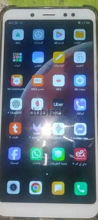 شاوميx بحاله جيده 64 جيجا بالشاحن