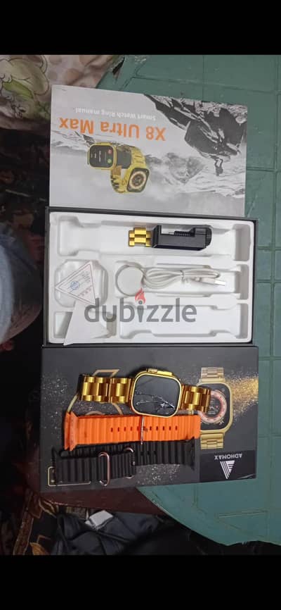 smart watch X 8 ultra max gold