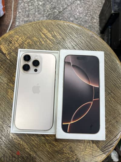 iPhone 16 Pro 256G Desert كالجديد