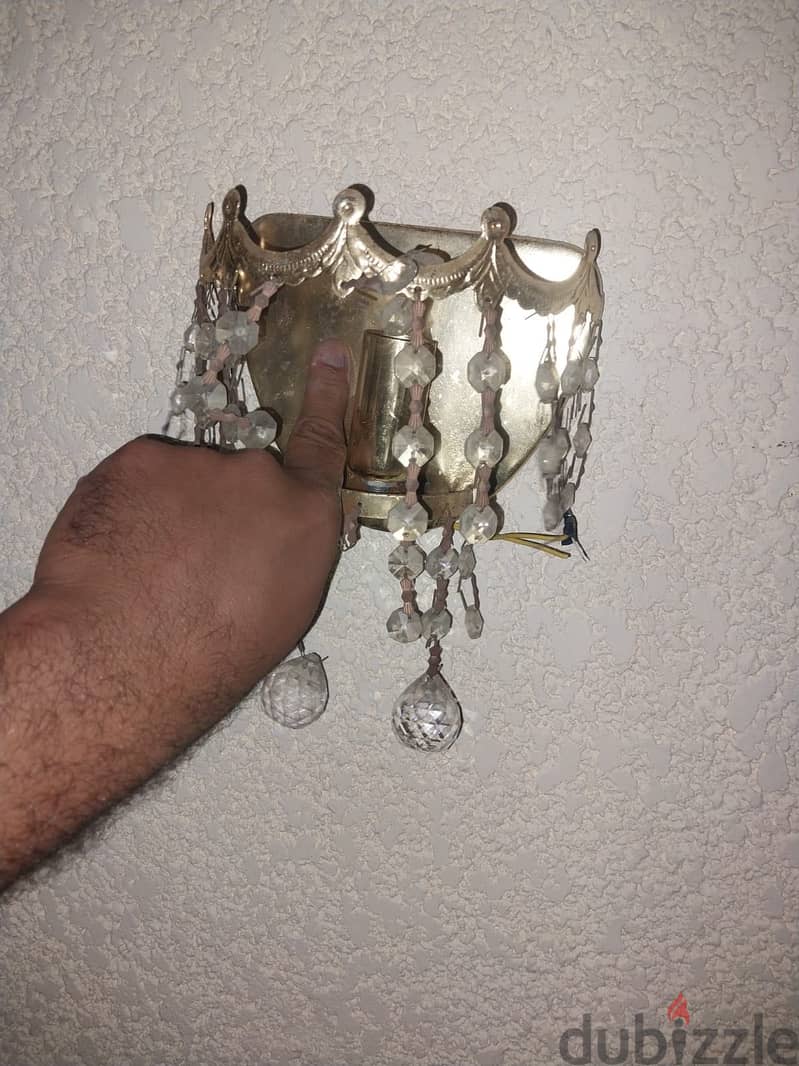 Vintage Crystal Chandeliers & Light Fixtures 4