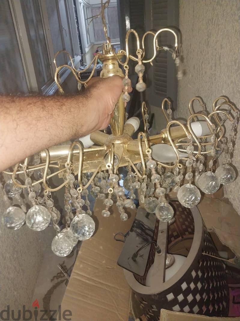 Vintage Crystal Chandeliers & Light Fixtures 5