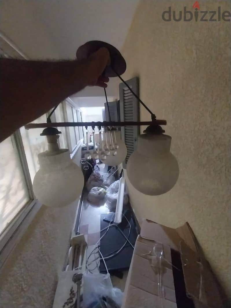 Vintage Crystal Chandeliers & Light Fixtures 8