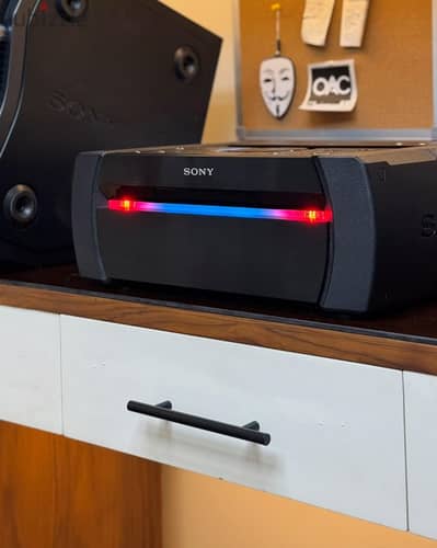 SONY SHAKE X10D HiFi   زيرو  اضاءة rgb  يونت فقط بدون سماعات