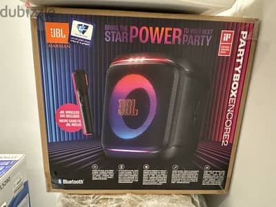 JBL Partybox Encore2, wireless Bluetooth party speaker & wireles Mic