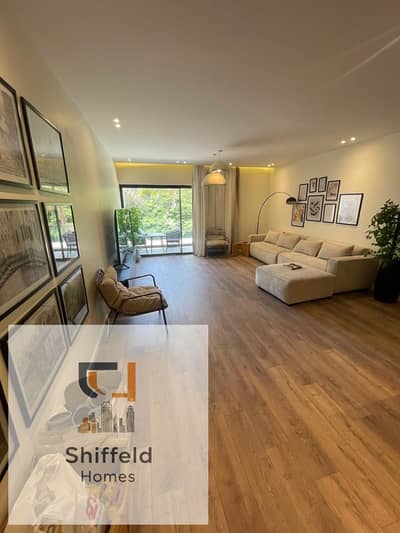 Luxurious Apartment ( Ground with Garden  Fully furnished for rent  at lake view Residence new cairo Beside Al-ahly club and Auc at Golden Sqaure
