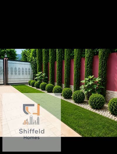 Hyde Park New Cairo ,villa ( Town House )Fully Furnished  luxury with Private Beside Pool Entrance Mivida and Auc luxury. for rent very prime location