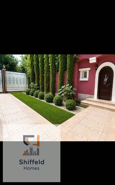 Hyde Park New Cairo ,villa ( Town House )Fully Furnished  luxury with Private Beside Pool Entrance Mivida and Auc luxury. for rent very prime location