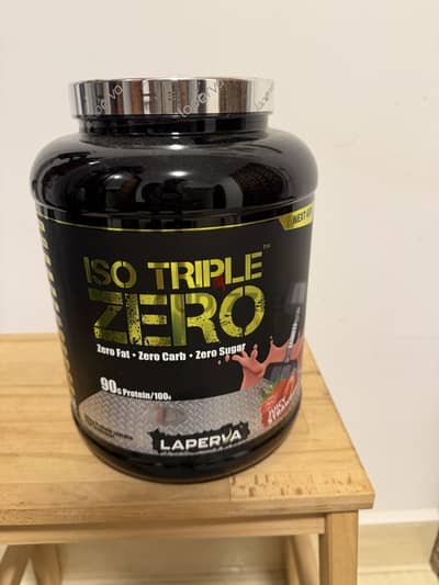 Iso triple zero 4 lb strawberry juice flavored