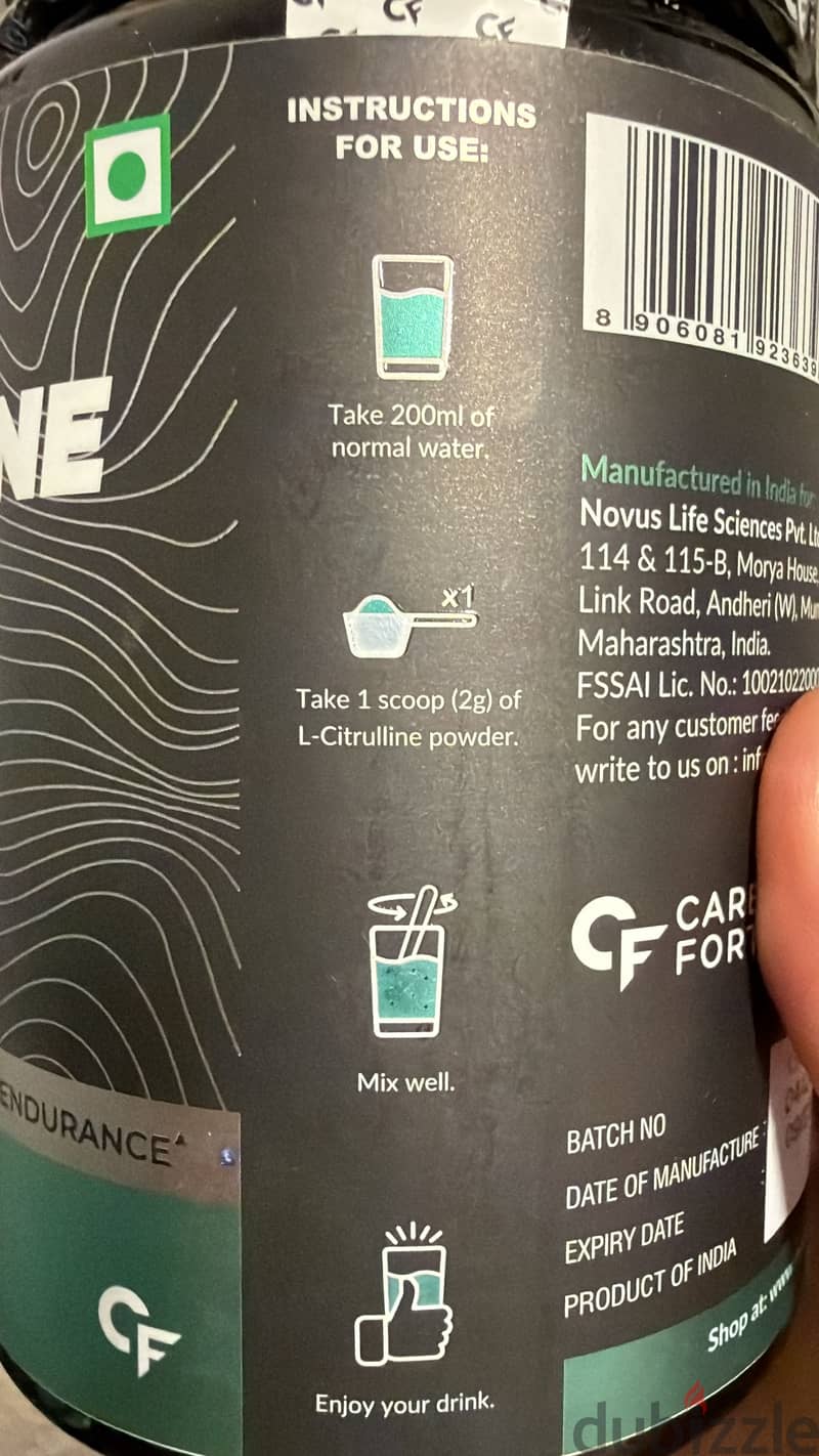 Citrulline bought from UAE sealed 1